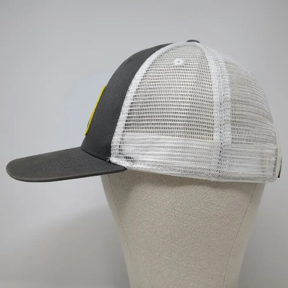 RepYourWater Trucker Hat Gray One Size Mesh Snapback Sunfish Patch Fishing Gear